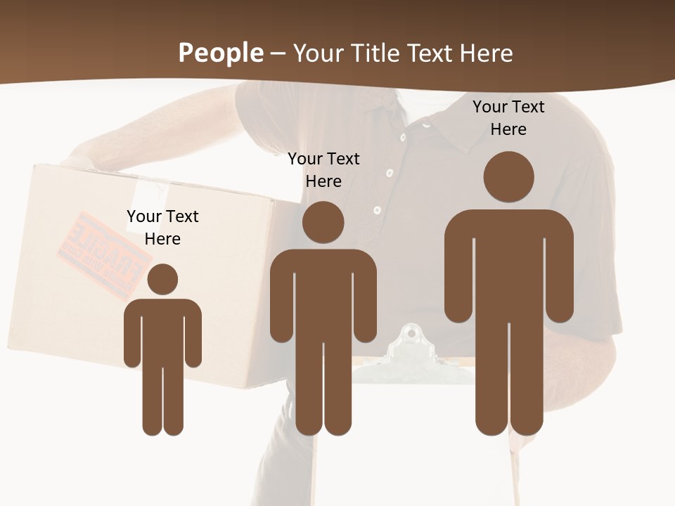 Box Sign Message PowerPoint Template