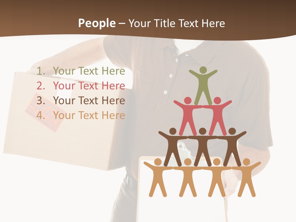 Box Sign Message PowerPoint Template