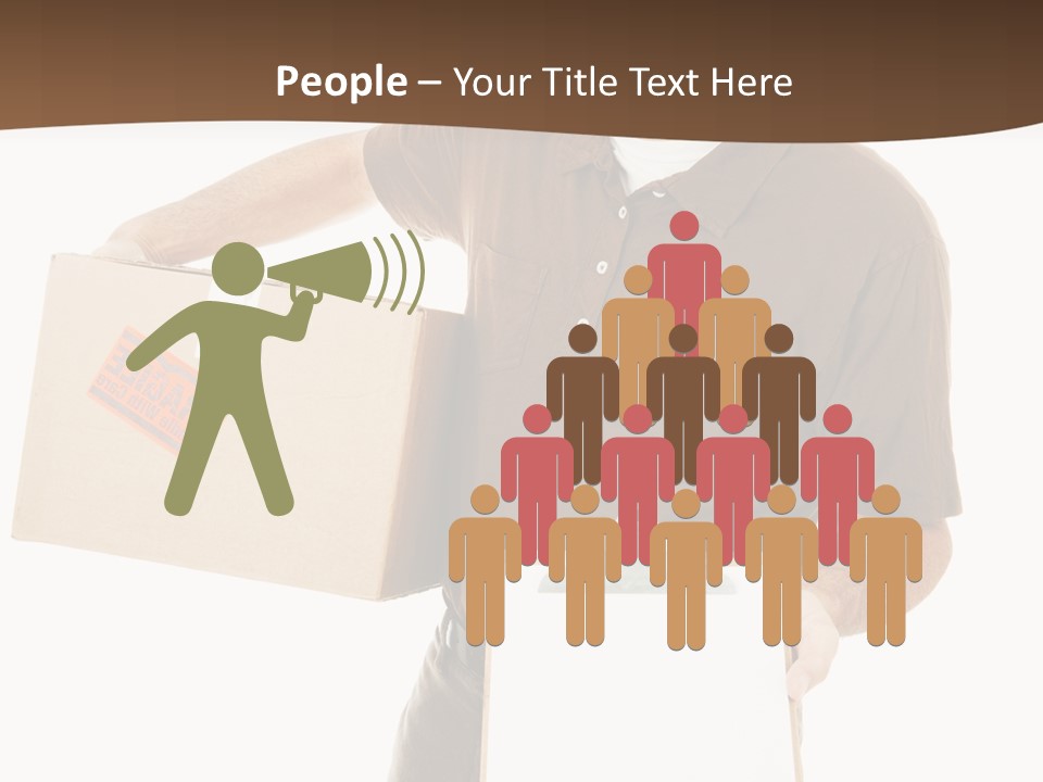 Box Sign Message PowerPoint Template