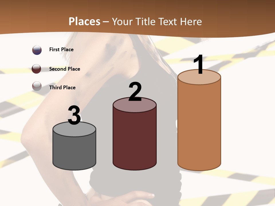 Screwgun Girl Danger PowerPoint Template