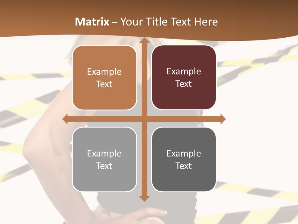 Screwgun Girl Danger PowerPoint Template