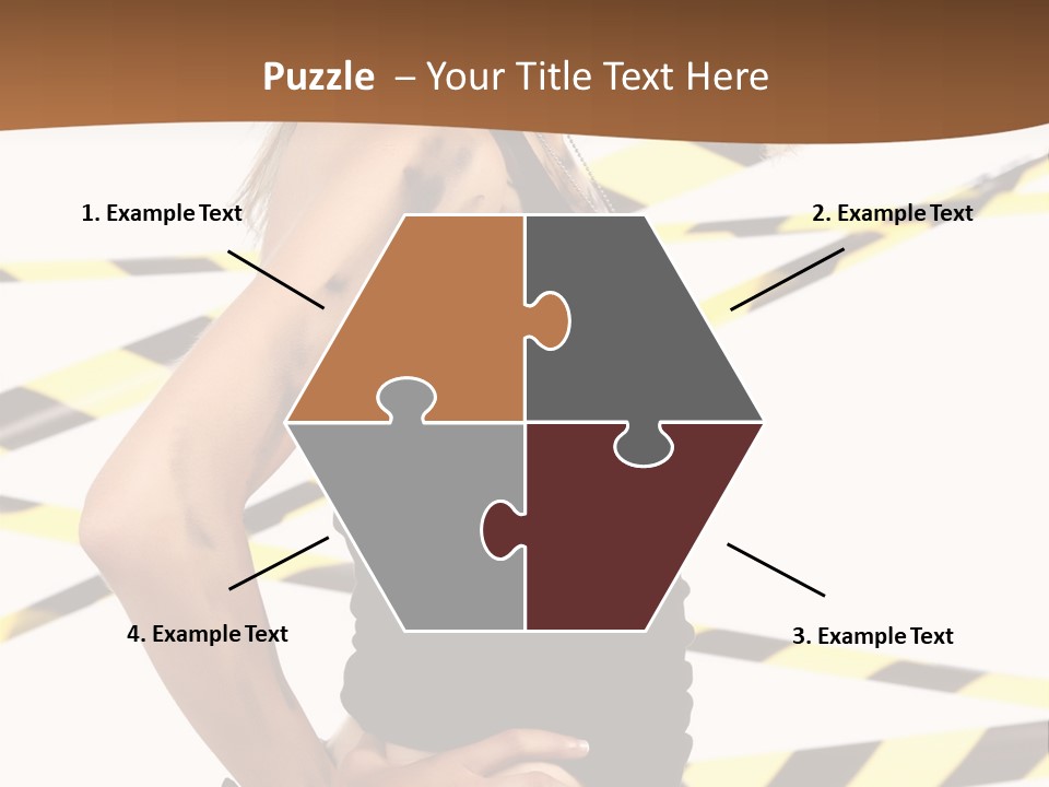 Screwgun Girl Danger PowerPoint Template