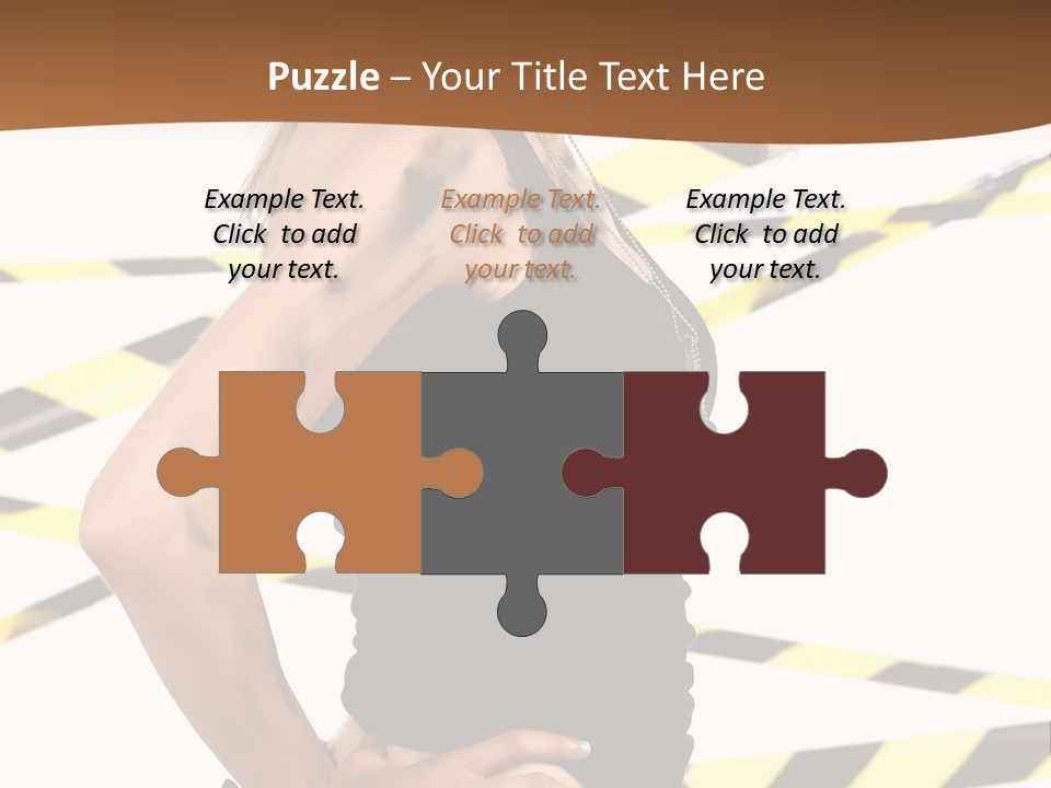 Screwgun Girl Danger PowerPoint Template