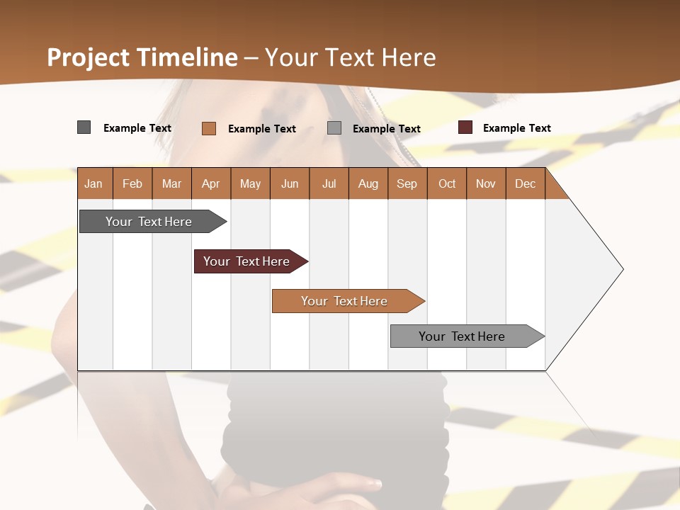Screwgun Girl Danger PowerPoint Template