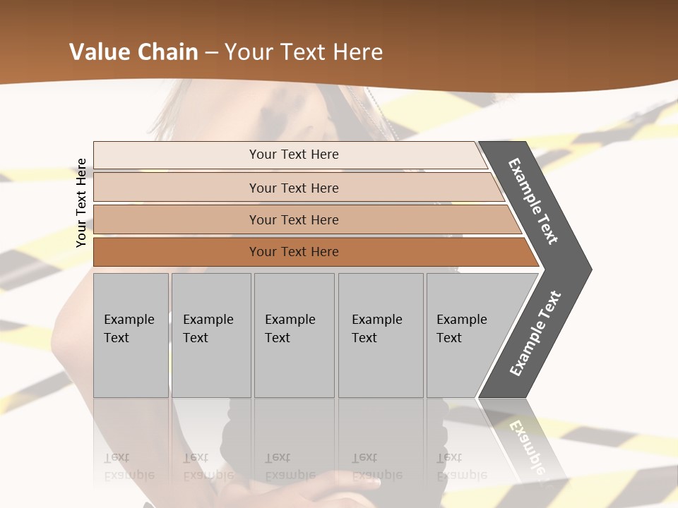 Screwgun Girl Danger PowerPoint Template