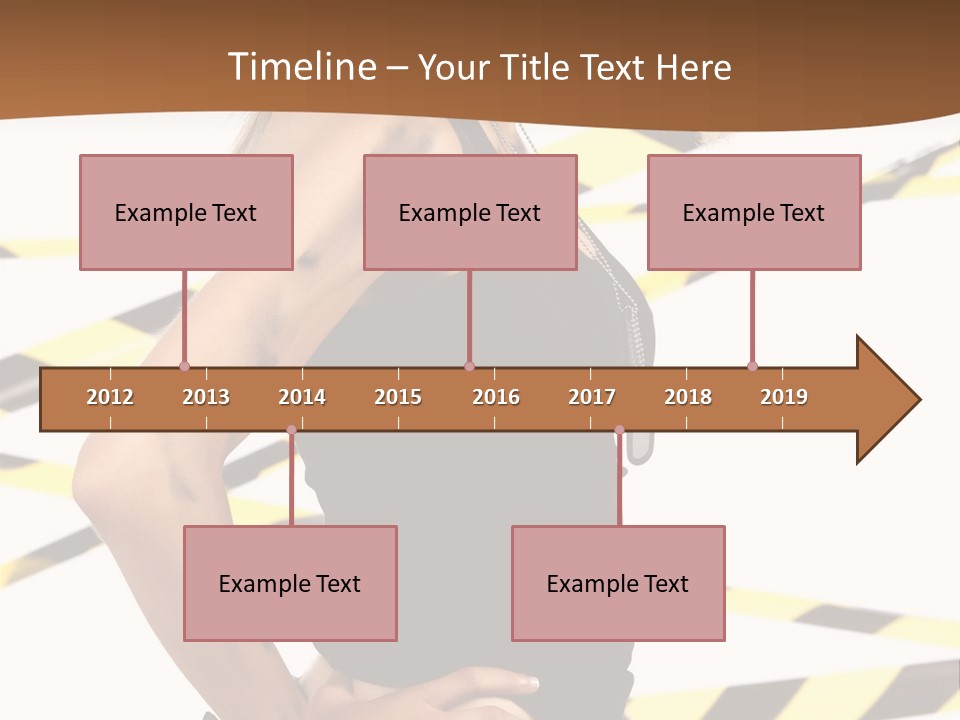Screwgun Girl Danger PowerPoint Template
