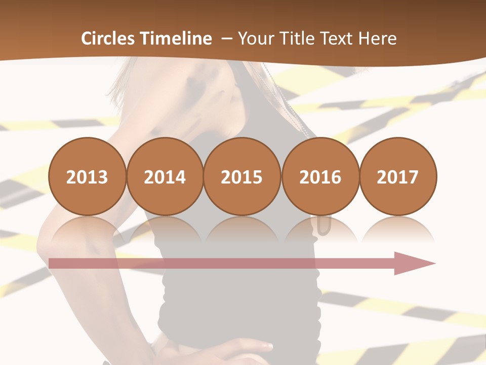 Screwgun Girl Danger PowerPoint Template