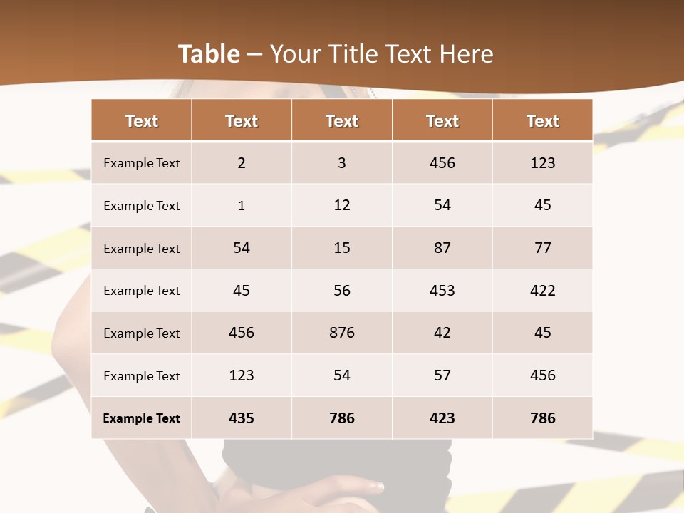 Screwgun Girl Danger PowerPoint Template