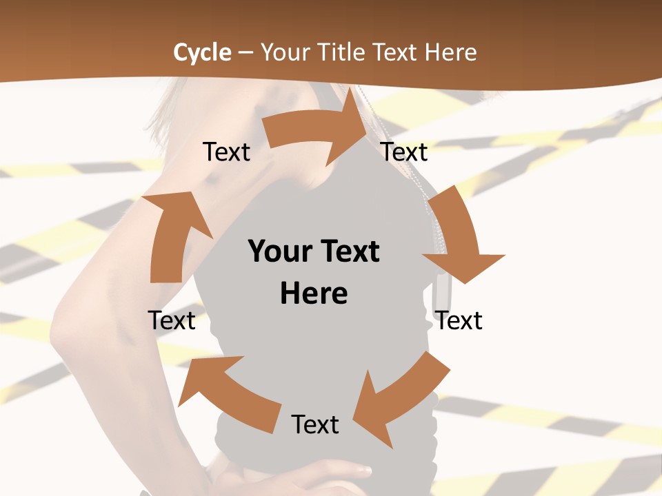 Screwgun Girl Danger PowerPoint Template