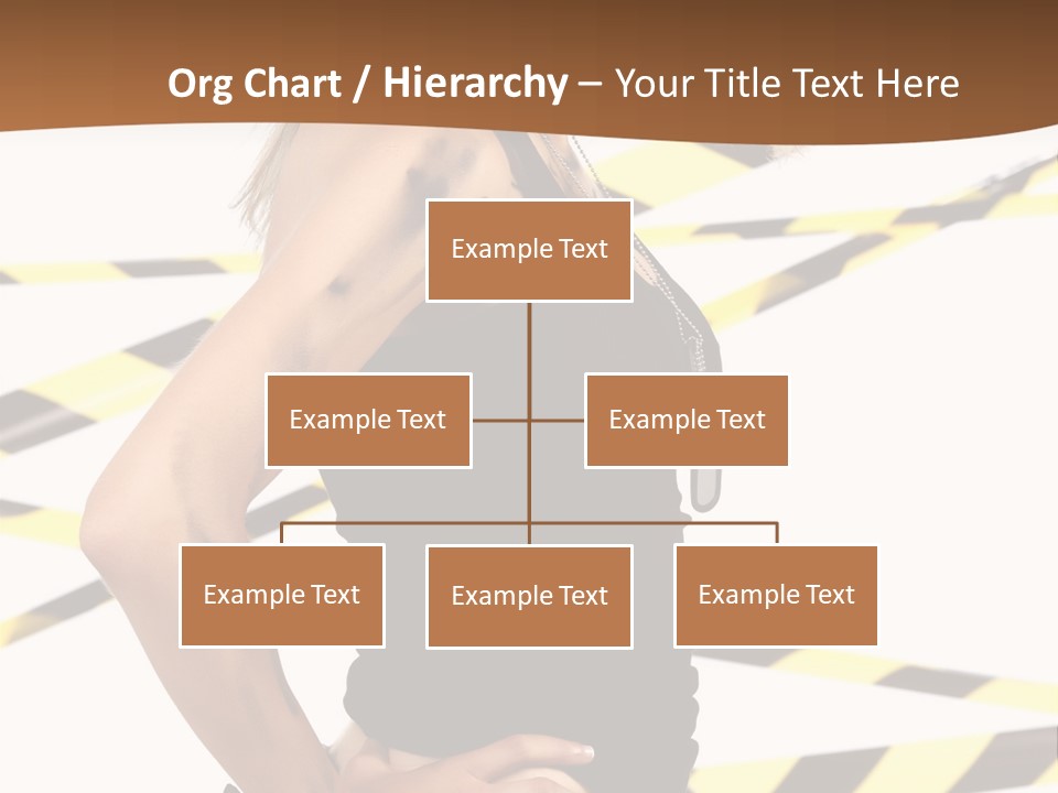 Screwgun Girl Danger PowerPoint Template