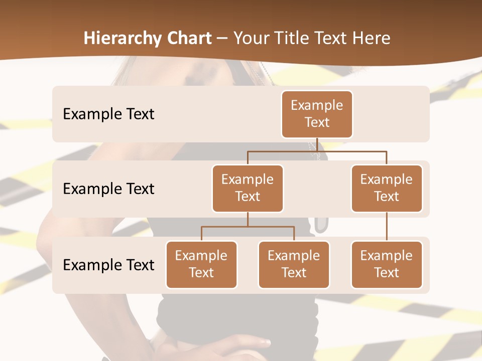 Screwgun Girl Danger PowerPoint Template