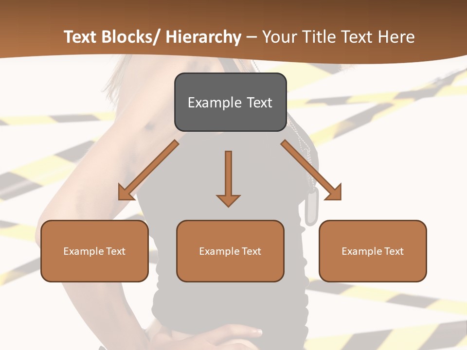 Screwgun Girl Danger PowerPoint Template
