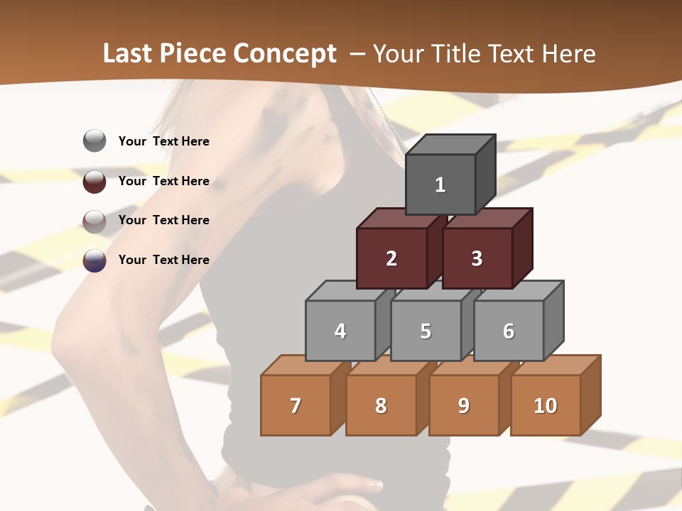 Screwgun Girl Danger PowerPoint Template