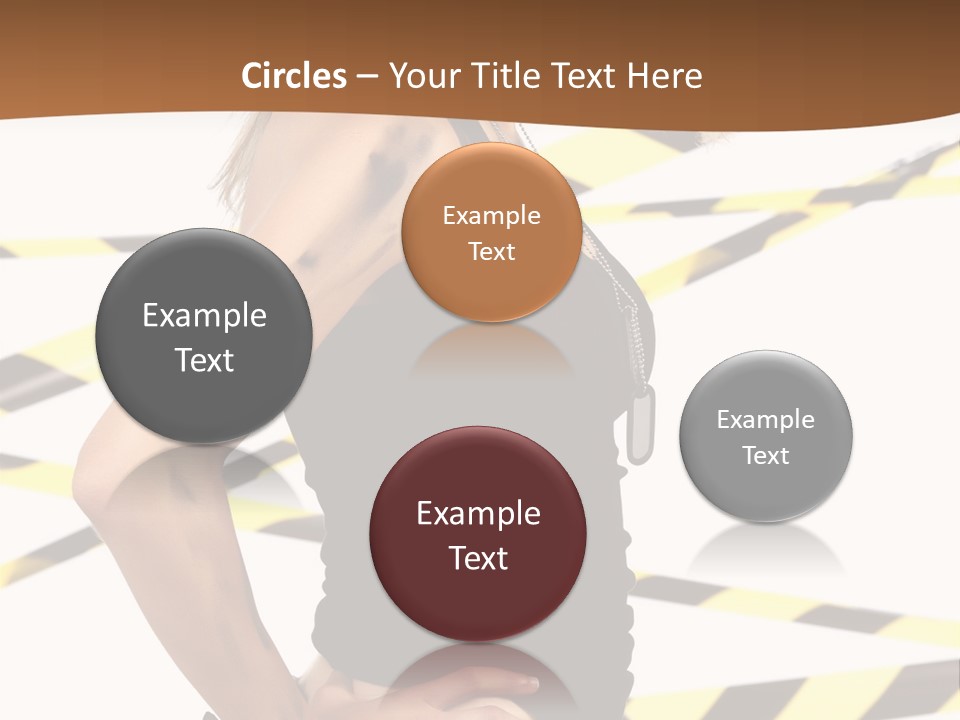 Screwgun Girl Danger PowerPoint Template