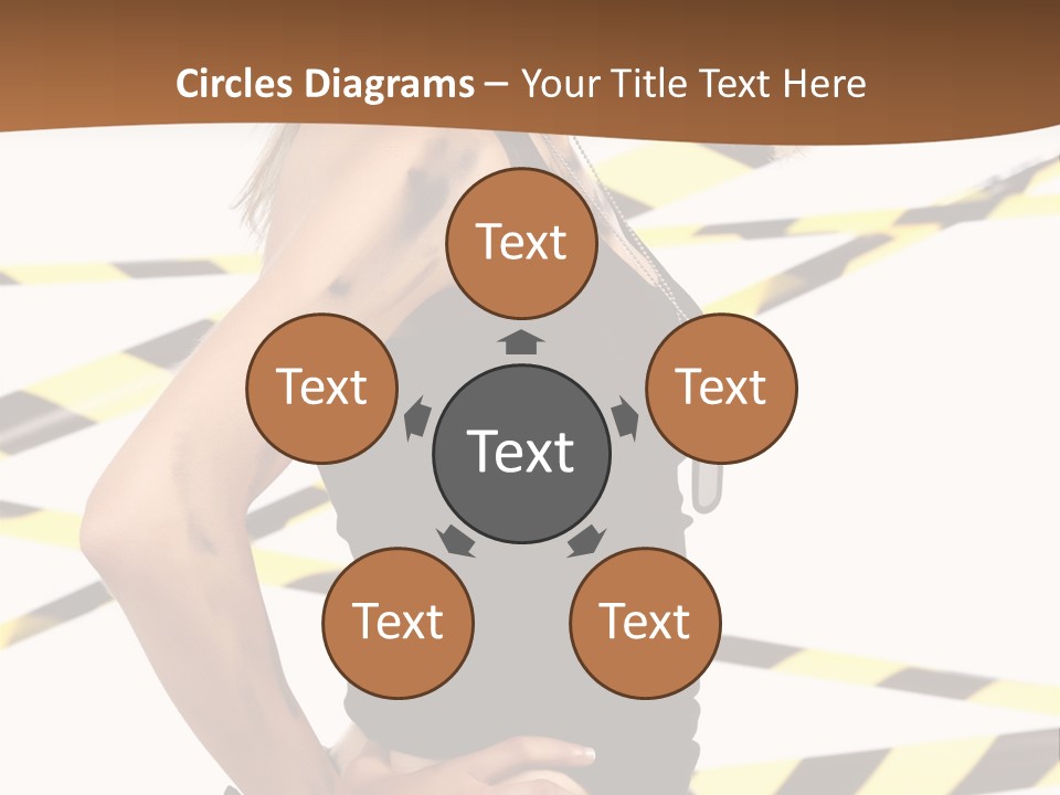 Screwgun Girl Danger PowerPoint Template