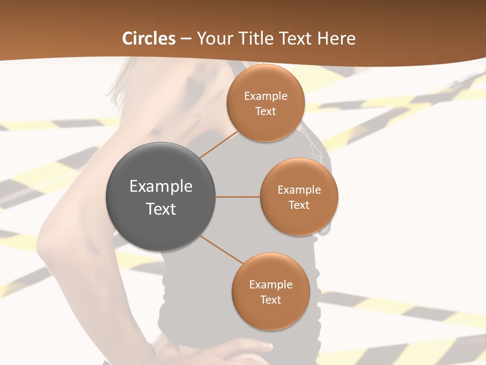 Screwgun Girl Danger PowerPoint Template