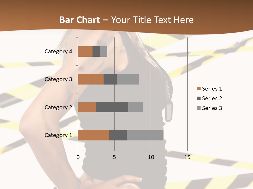 Screwgun Girl Danger PowerPoint Template