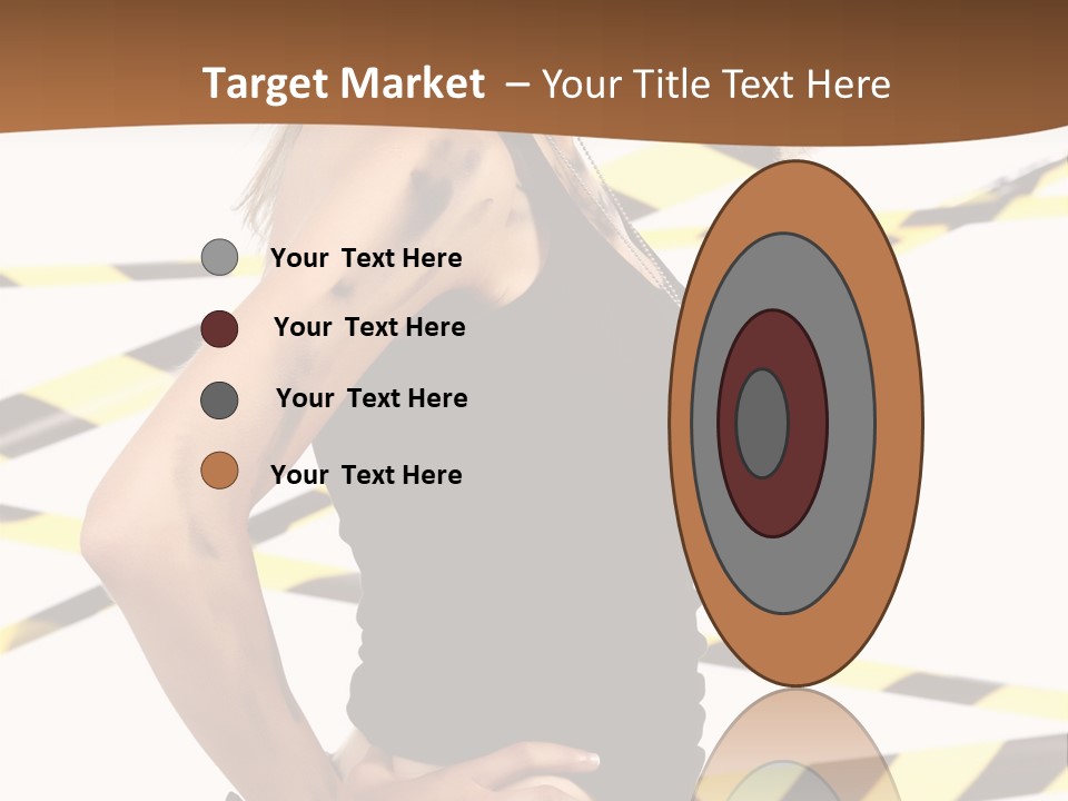 Screwgun Girl Danger PowerPoint Template