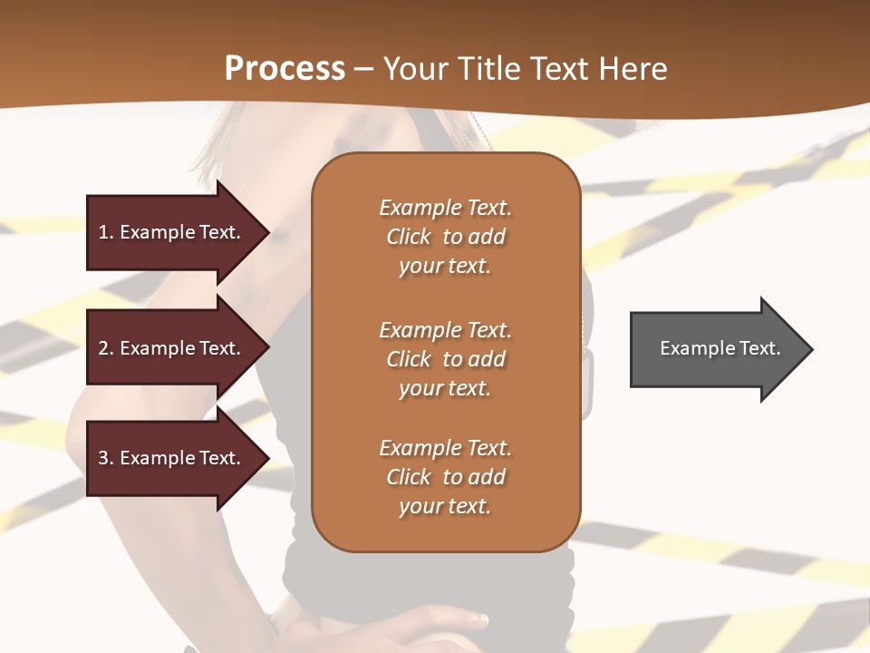 Screwgun Girl Danger PowerPoint Template