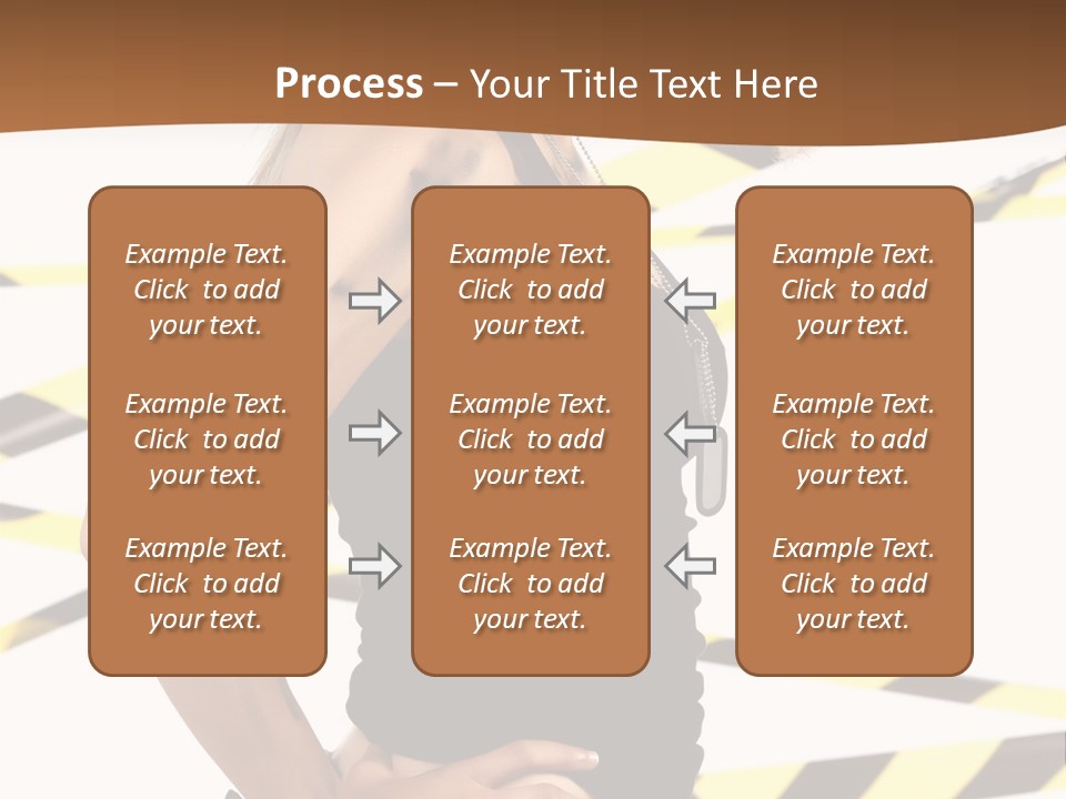 Screwgun Girl Danger PowerPoint Template