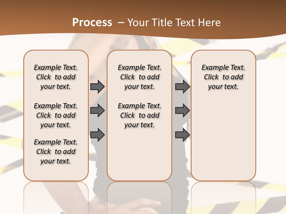 Screwgun Girl Danger PowerPoint Template