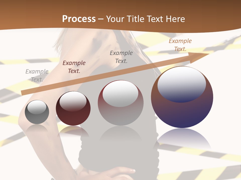 Screwgun Girl Danger PowerPoint Template