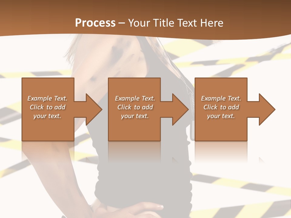 Screwgun Girl Danger PowerPoint Template