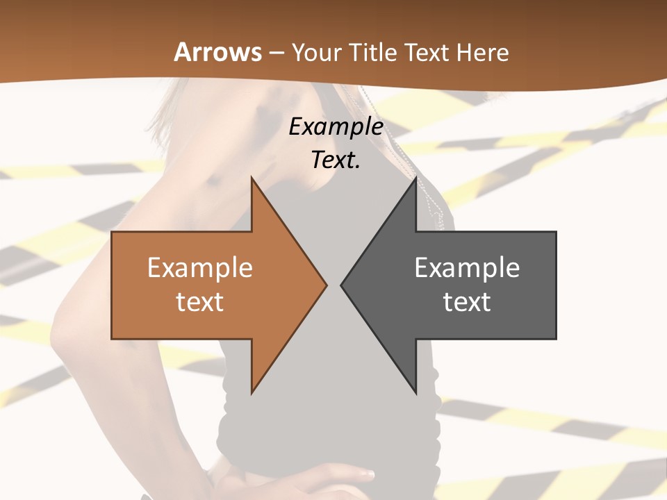 Screwgun Girl Danger PowerPoint Template