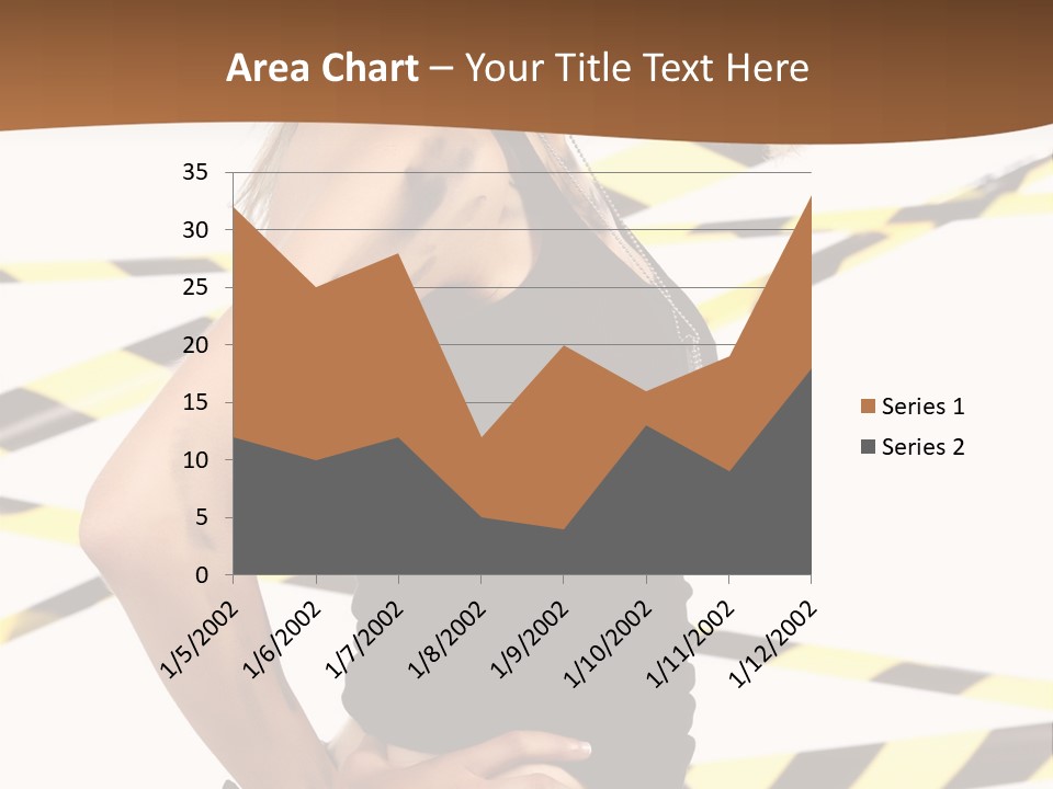 Screwgun Girl Danger PowerPoint Template