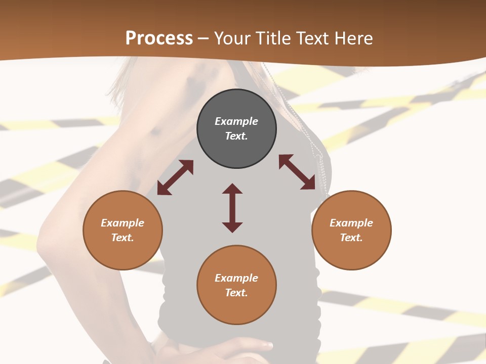 Screwgun Girl Danger PowerPoint Template