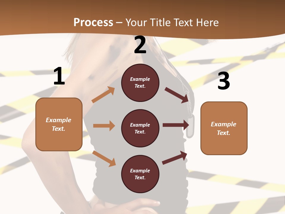 Screwgun Girl Danger PowerPoint Template