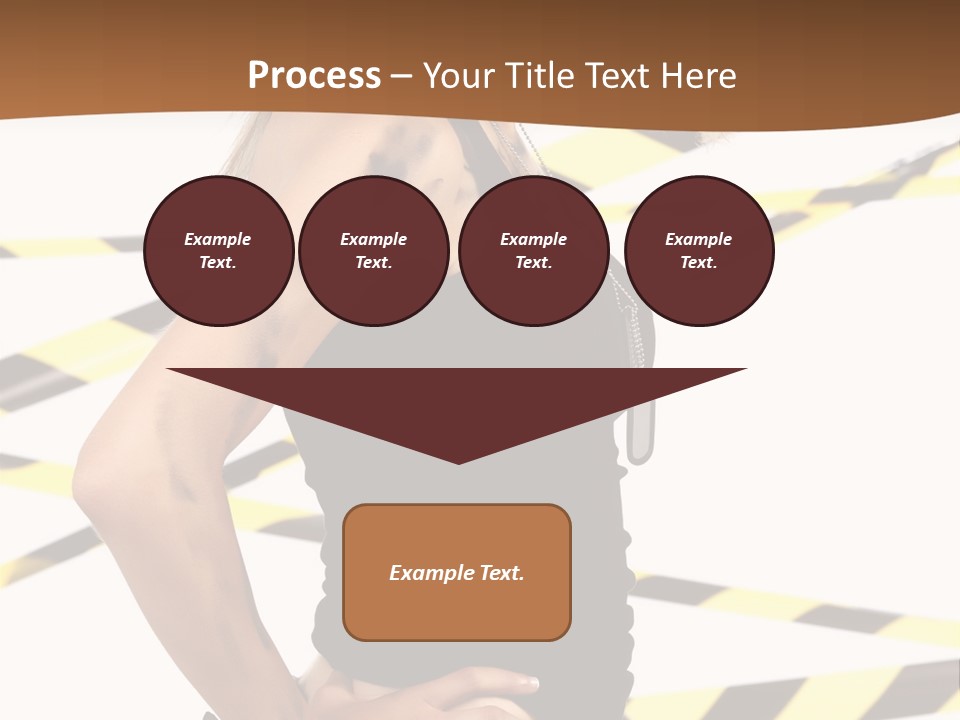 Screwgun Girl Danger PowerPoint Template