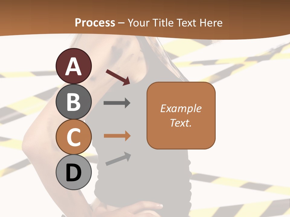 Screwgun Girl Danger PowerPoint Template