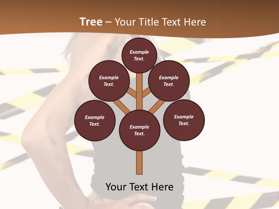 Screwgun Girl Danger PowerPoint Template