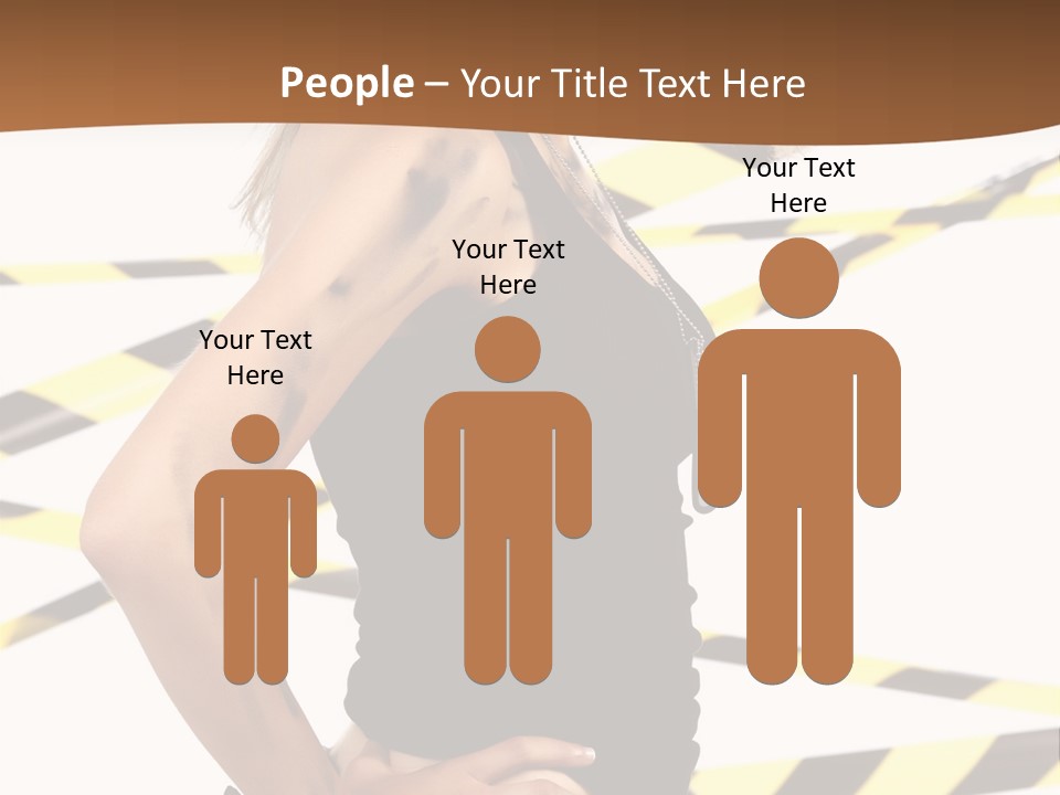 Screwgun Girl Danger PowerPoint Template