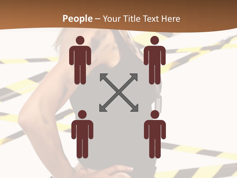 Screwgun Girl Danger PowerPoint Template