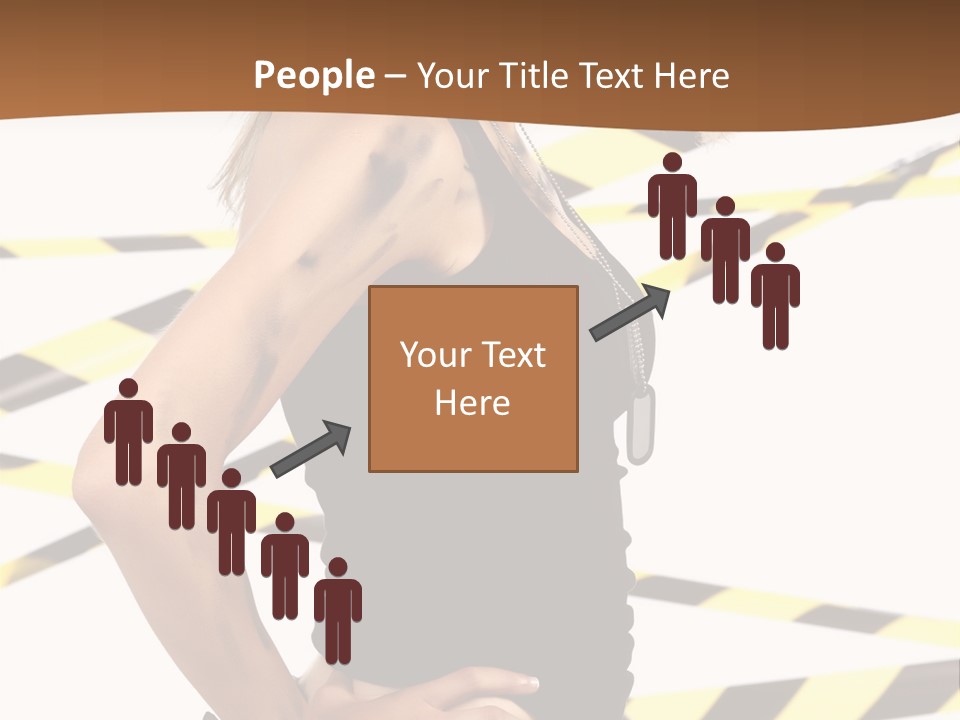 Screwgun Girl Danger PowerPoint Template