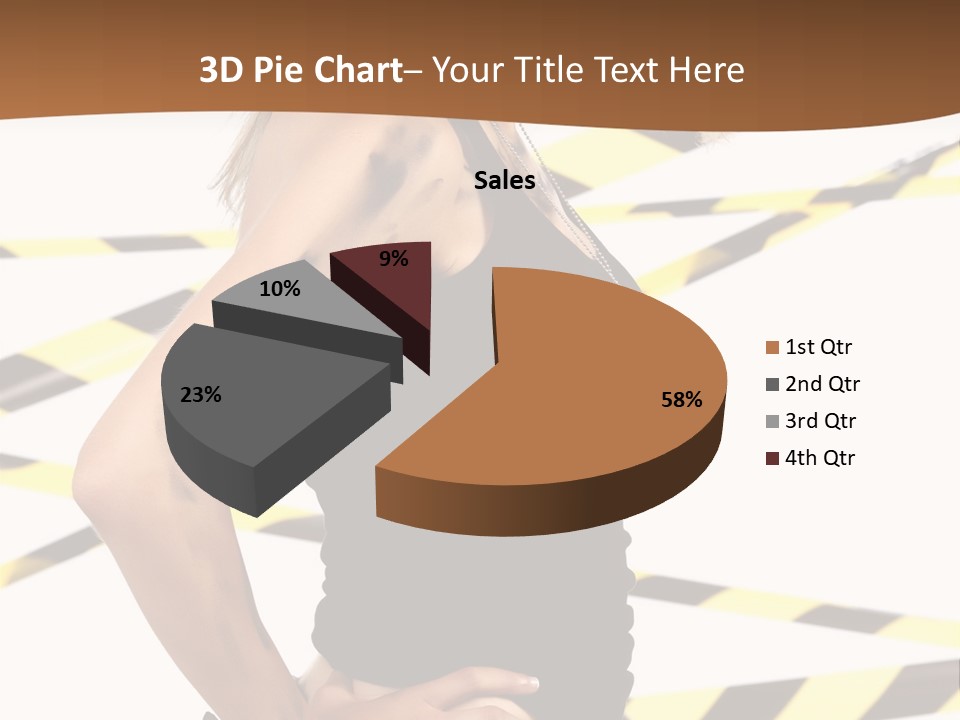 Screwgun Girl Danger PowerPoint Template