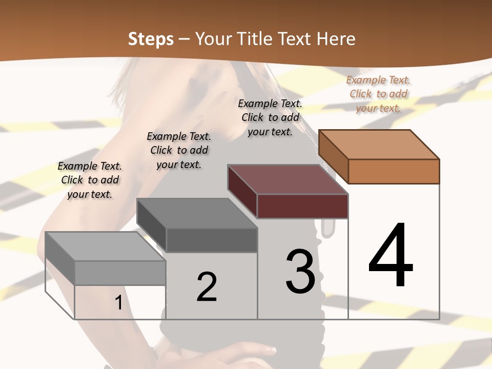 Screwgun Girl Danger PowerPoint Template