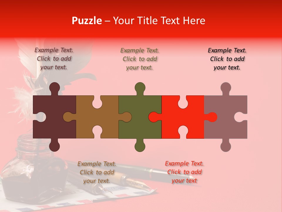 Receive Object Document PowerPoint Template