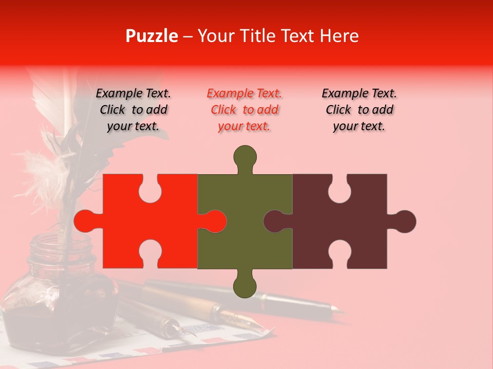 Receive Object Document PowerPoint Template
