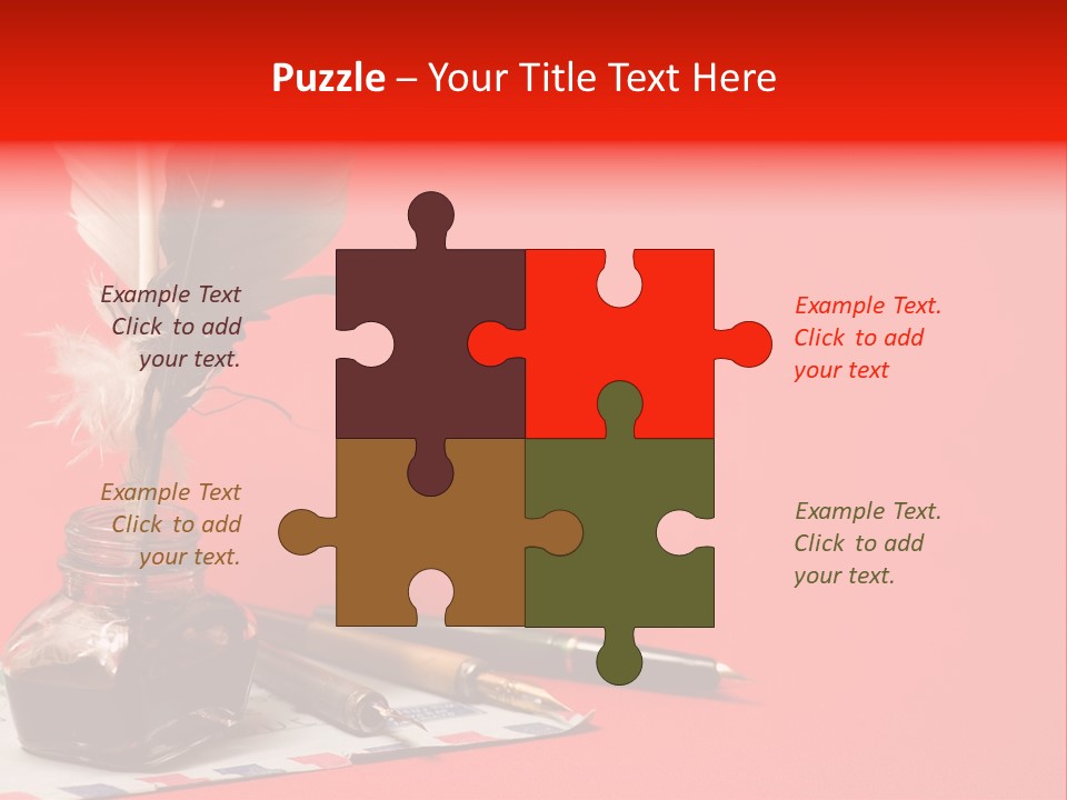 Receive Object Document PowerPoint Template