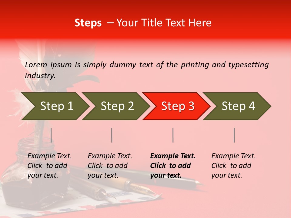 Receive Object Document PowerPoint Template