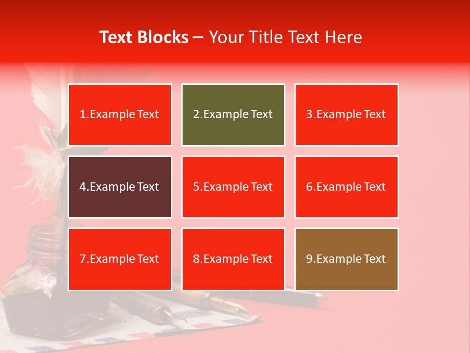 Receive Object Document PowerPoint Template