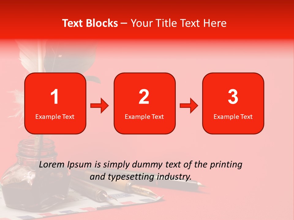 Receive Object Document PowerPoint Template