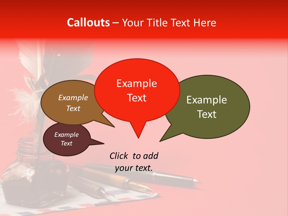 Receive Object Document PowerPoint Template