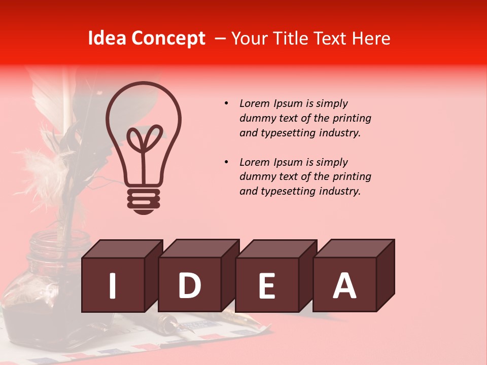 Receive Object Document PowerPoint Template