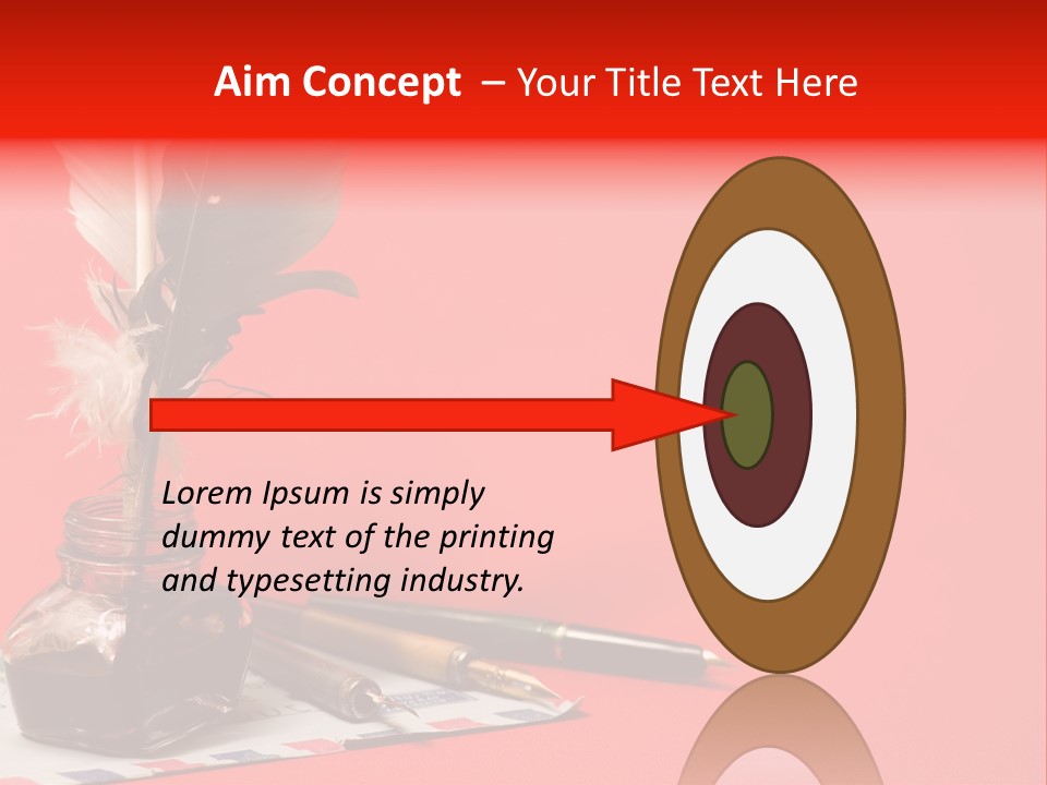 Receive Object Document PowerPoint Template