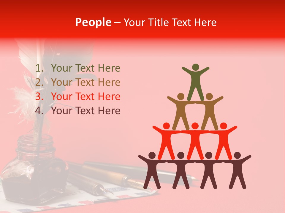 Receive Object Document PowerPoint Template