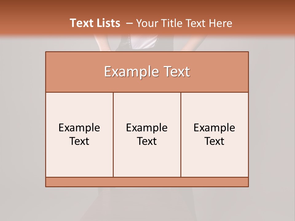 A Woman Sitting On Top Of A Wooden Chair PowerPoint Template